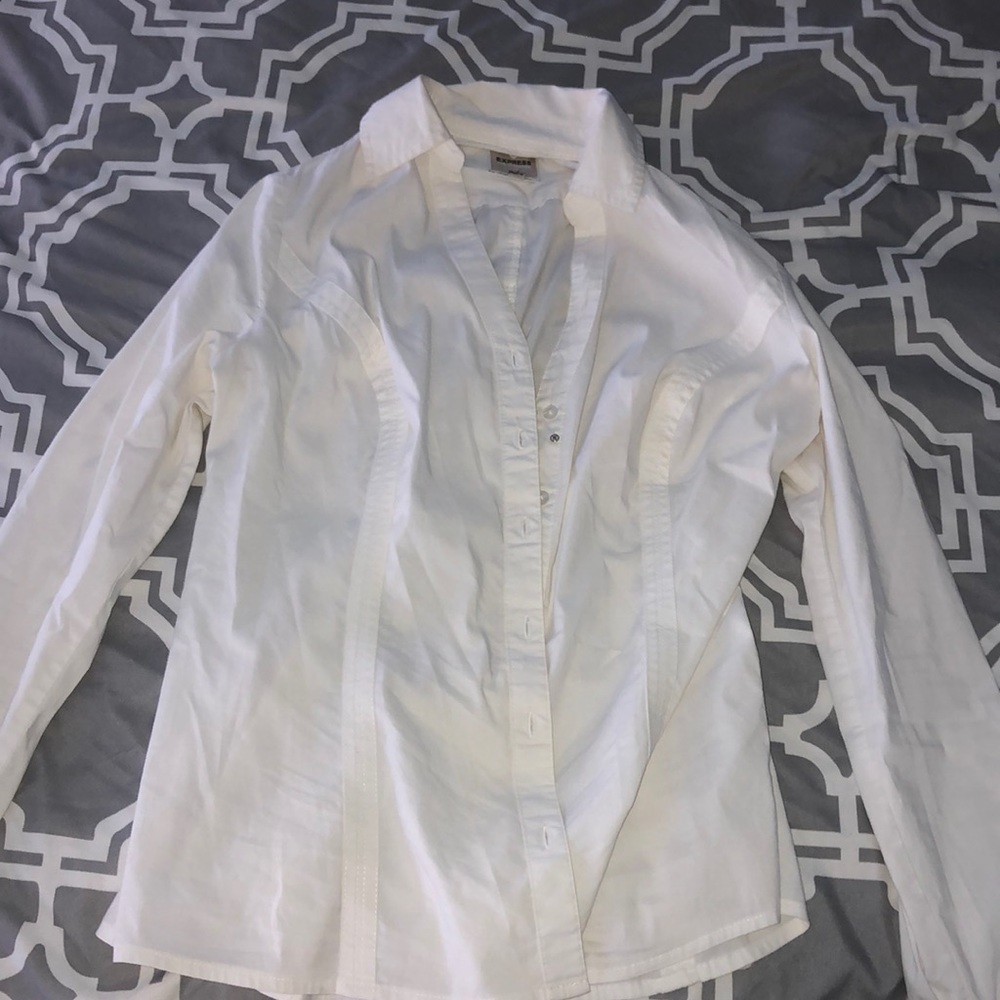 White Button-Up Shirt